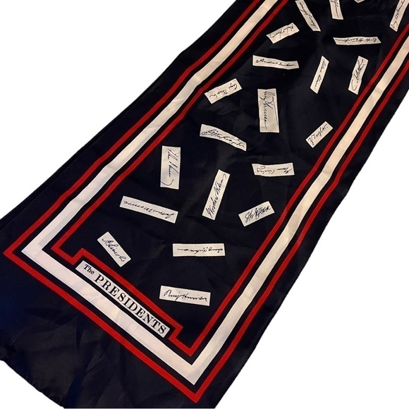 Millicent Italian “The Presidents” Commemorative Neck Scarf by T&M Designs - Picture 2 of 8
